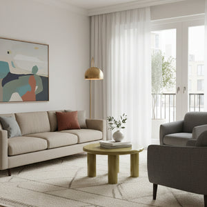 High-Gloss Round Coffee Table M | By-Boo Bloop | Oroa.com