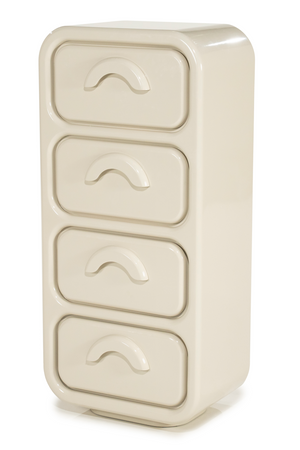 High-gloss 4-Drawer Cabinet L | By-Boo Gubby | Oroa.com