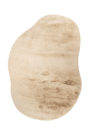 Beige Organic-Shaped Carpet | By-Boo Zena | Oroa.com