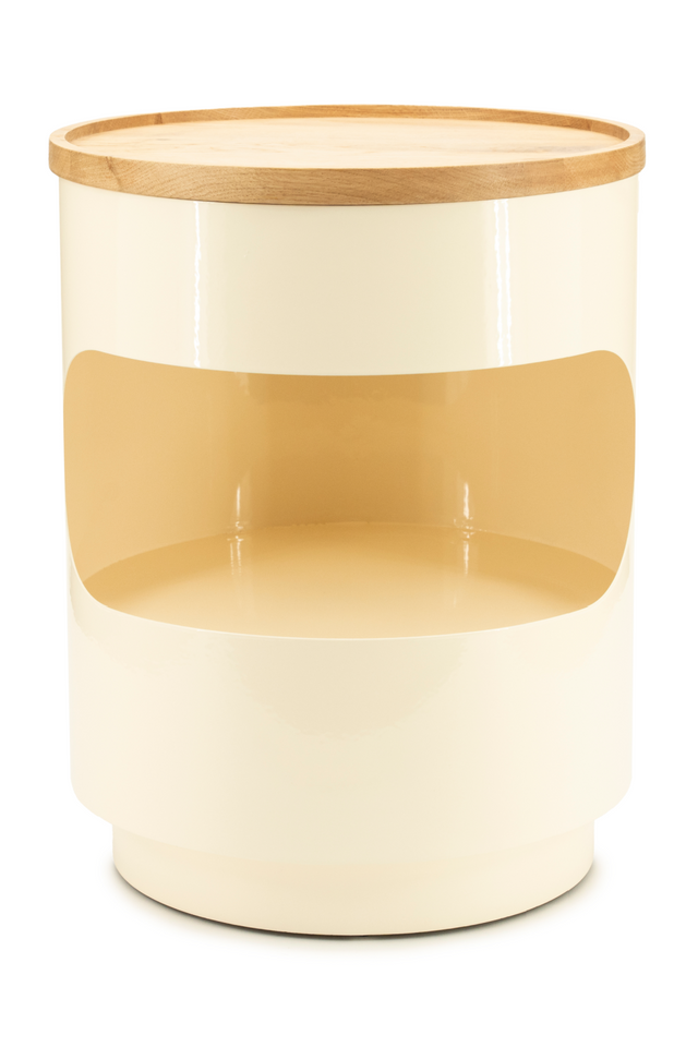 Round Oak Side Table | By-Boo Tondo | Oroa.com