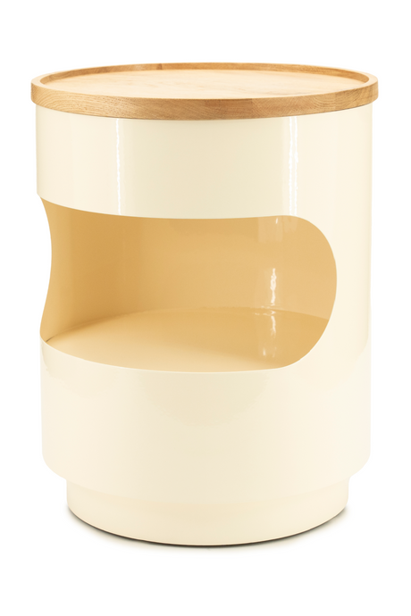 Round Oak Side Table | By-Boo Tondo | Oroa.com