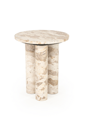 Marble Round Side Table | By-Boo Marmo | Oroa.com