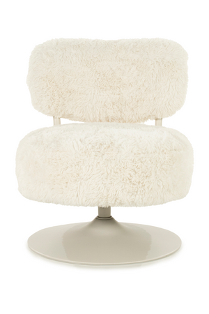 Round Furry Swivel Chair | By-Boo Furlo | Oroa.com