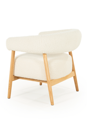 Oak Framed Curve Lounge Chair | By-Boo Cozy | Oroa.com