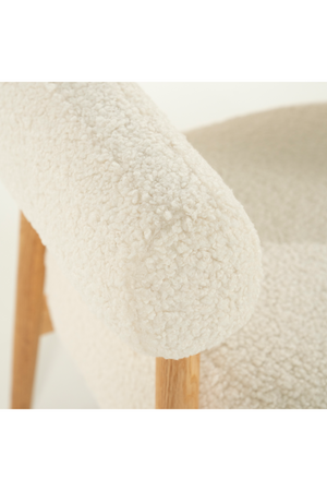 Oak Framed Curve Lounge Chair | By-Boo Cozy | Oroa.com