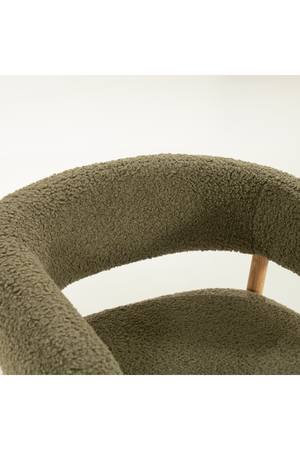 Oak Framed Curve Lounge Chair | By-Boo Cozy | Oroa.com