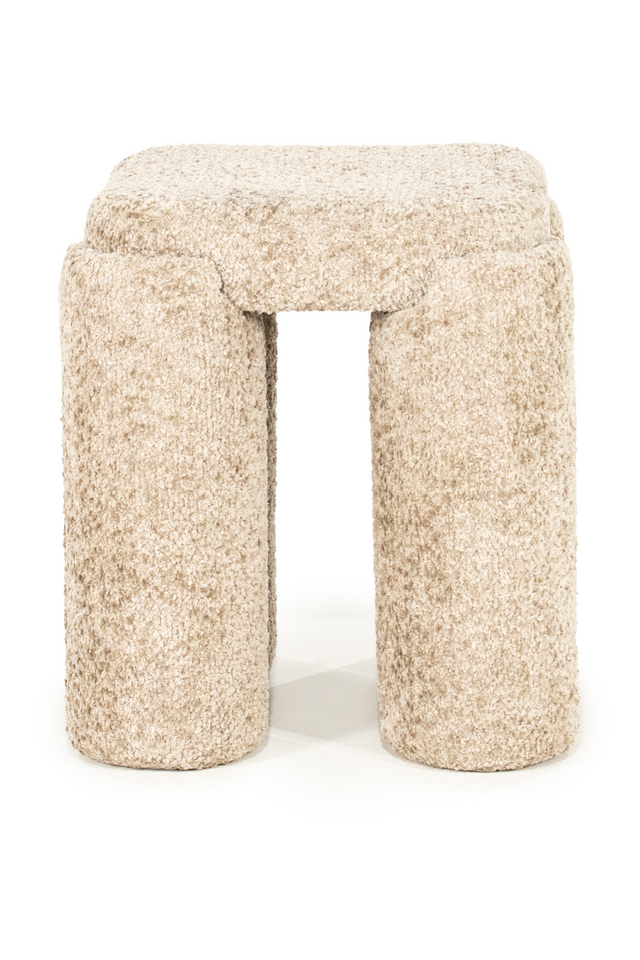 Fully-Upholstered Stool | By-Boo Omla | Oroa.com