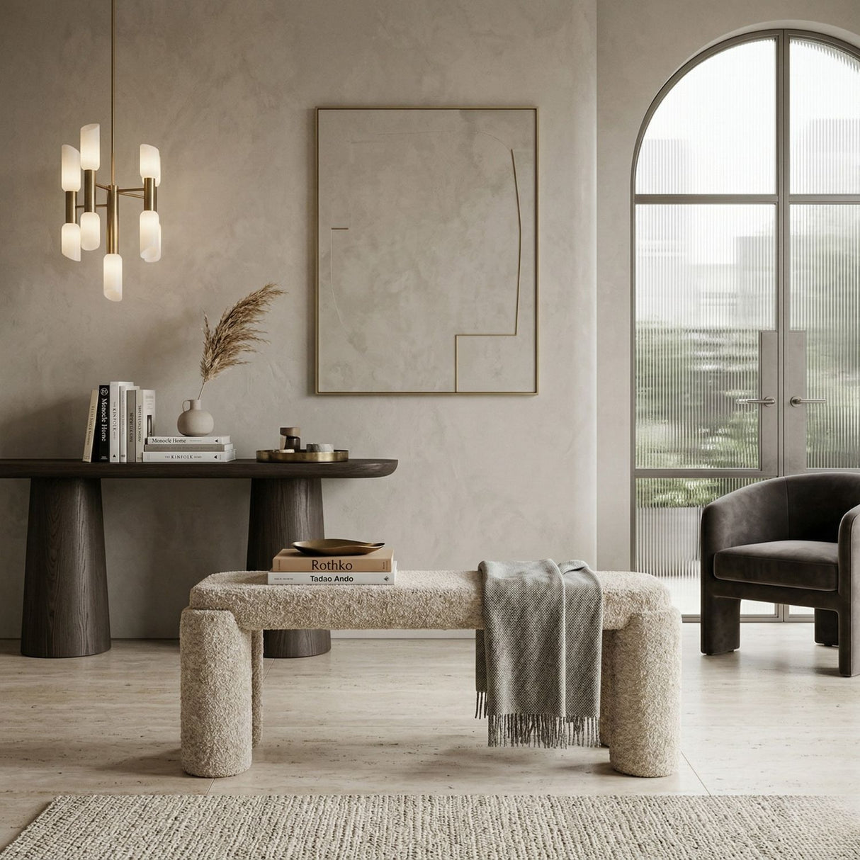   Fully-Upholstered Bench | Oroa.com