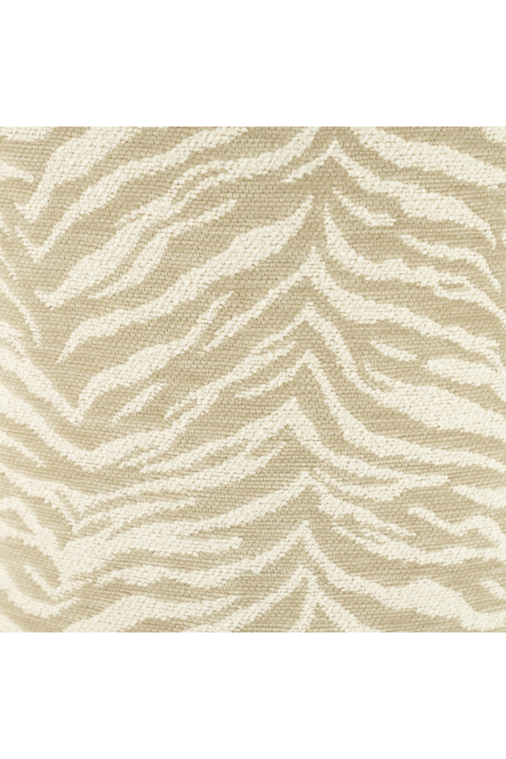 Printed Fabric Round Stool | By-Boo Tigra | Oroa.com