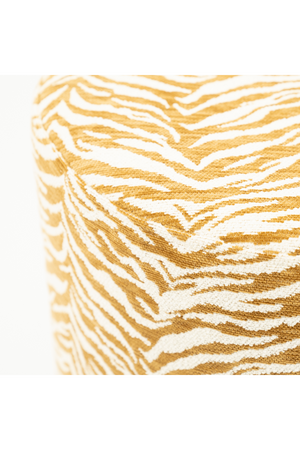 Printed Fabric Round Stool | By-Boo Tigra | Oroa.com