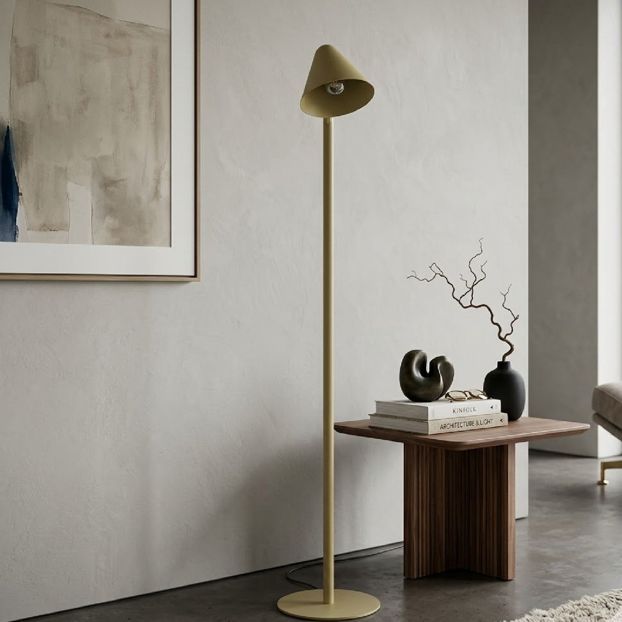   Painted Iron Floor Lamp | Oroa.com