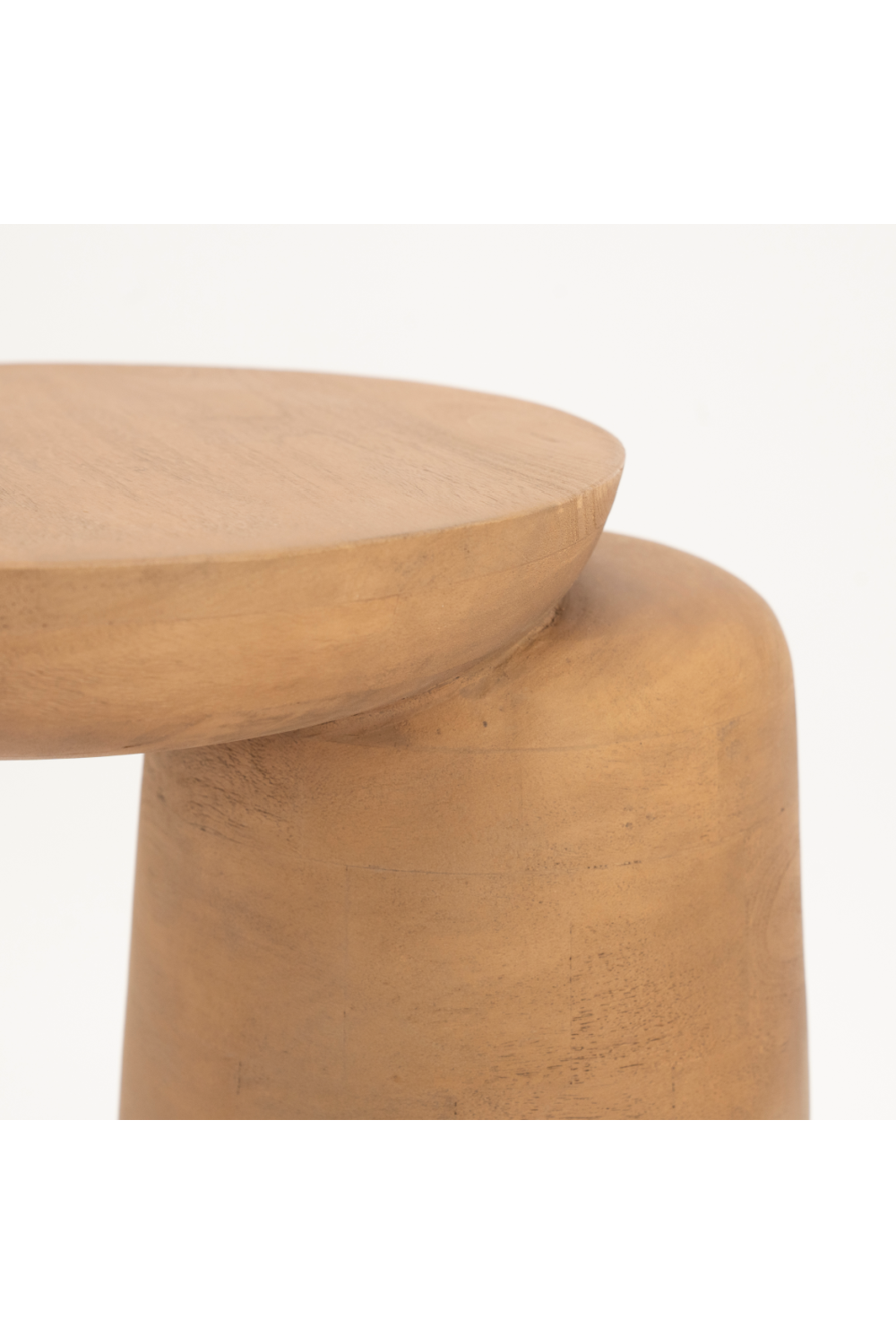 Lacquered Wood Asymmetric Side Table | By-Boo Woomble | Oroa.com