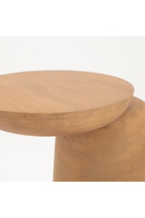 Lacquered Wood Asymmetric Side Table | By-Boo Woomble | Oroa.com