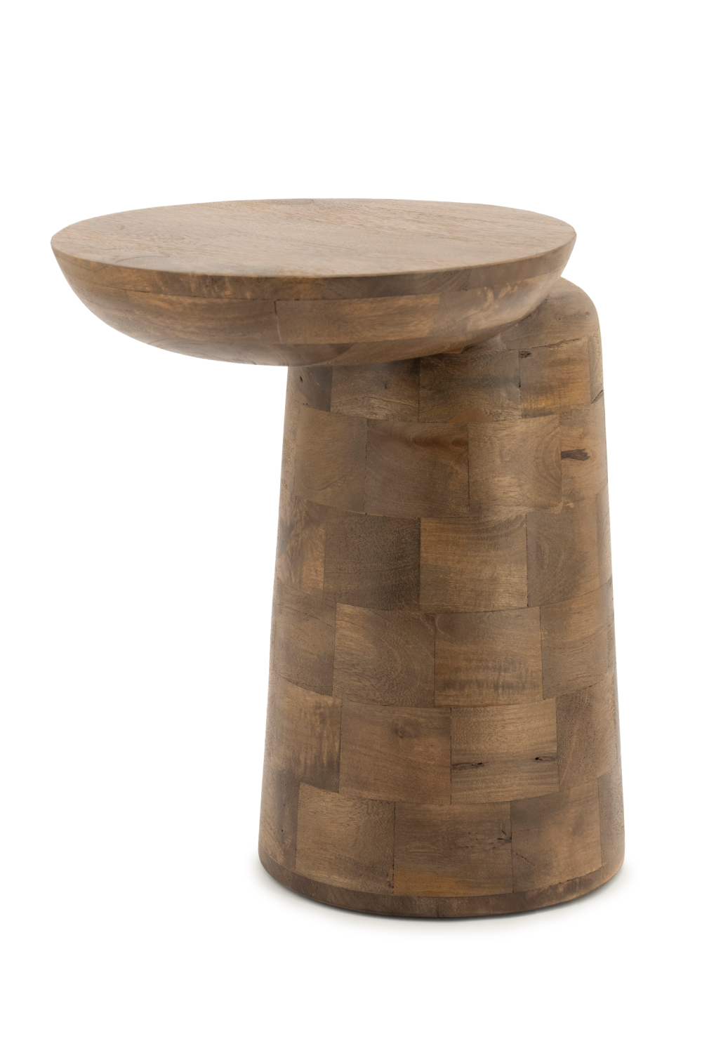 Lacquered Wood Asymmetric Side Table | By-Boo Woomble | Oroa.com