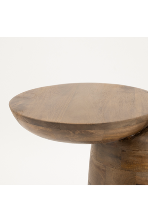 Lacquered Wood Asymmetric Side Table | By-Boo Woomble | Oroa.com