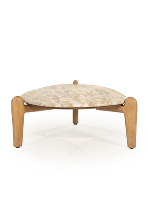 Polished Marble Coffee Table | By-Boo Marnish | Oroa.com
