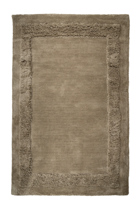 Hand-tufted Neutral Carpet 6 x 9'5" | By-Boo Tura | Oroa.com