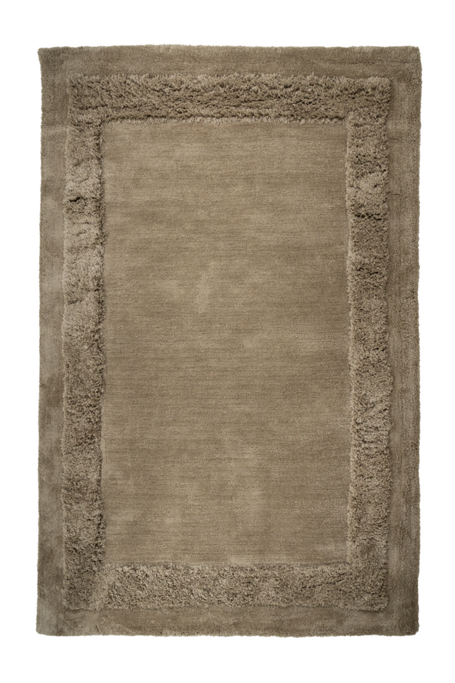 Hand-tufted Neutral Carpet 6 x 9'5" | By-Boo Tura | Oroa.com