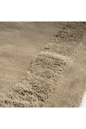 Hand-tufted Neutral Carpet 6 x 9'5" | By-Boo Tura | Oroa.com