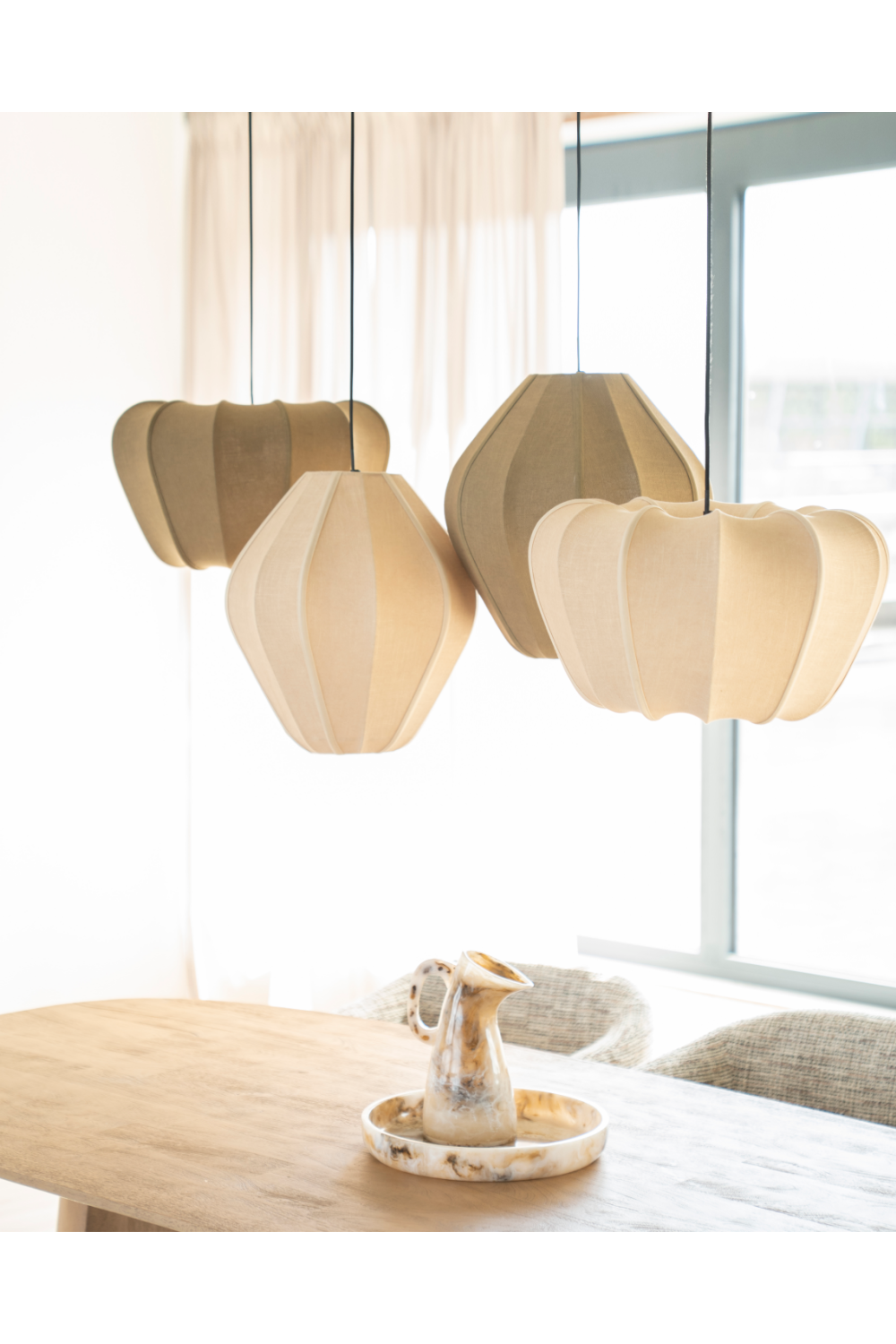   Modern furniture - Lobed Fabric Pendant Lamp - www.oroa.com | Oroa.com
