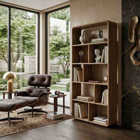   Fluted Mango Wood Cabinet | Oroa.com
