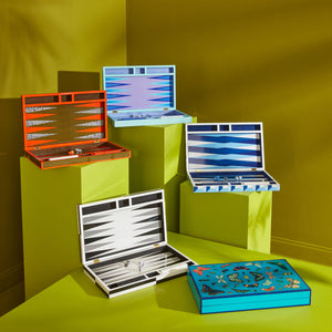 High-Gloss Backgammon Set | Jonathan Adler Leopard | Oroa.com