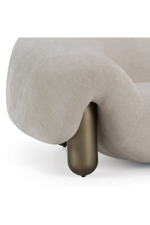 Light Gray Contemporary Accent Chair | OROA Modern Clarity