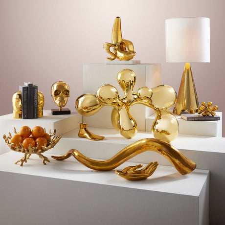  Organic-Shaped Brass Decor L | Oroa.com