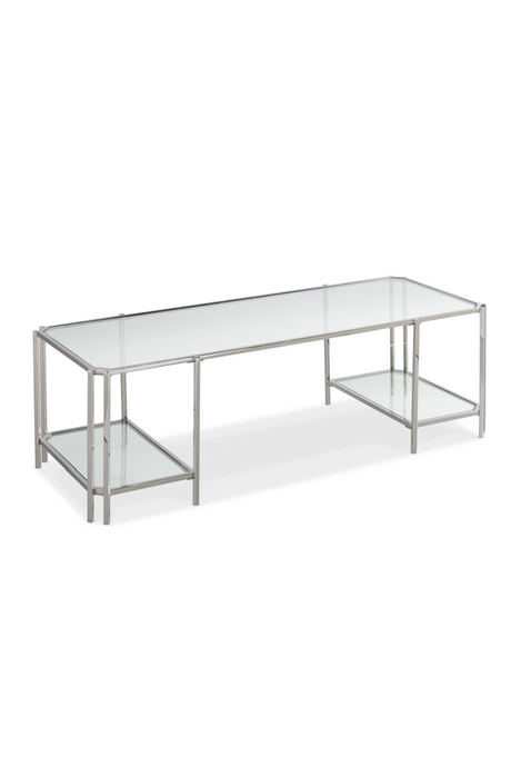 Reflective Glass Coffee Table | Caracole | Oroa.com