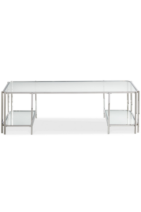Reflective Glass Coffee Table | Caracole | Oroa.com