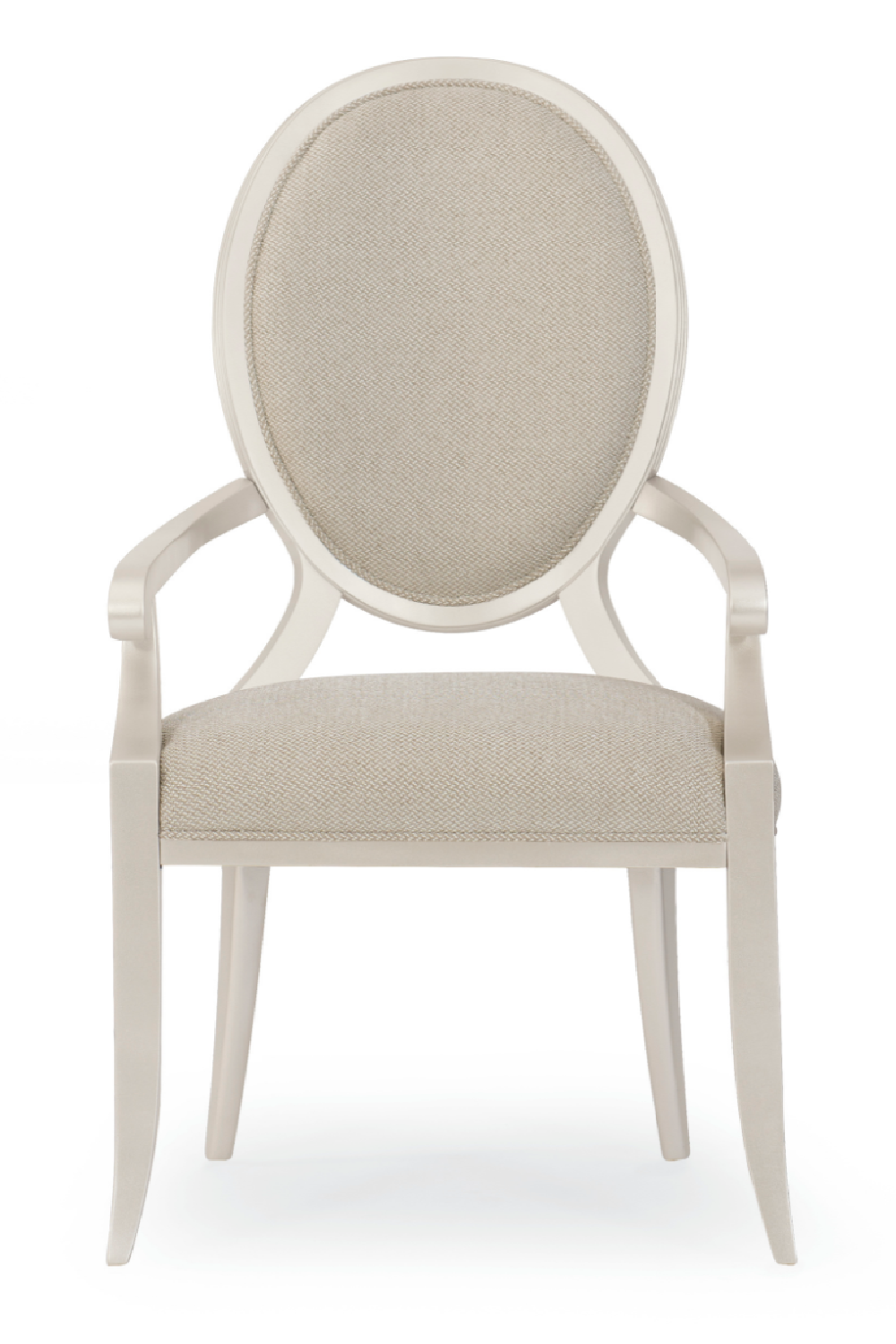 Oval Back Modern Armchair (2) | Caracole Avondale | Oroa.com