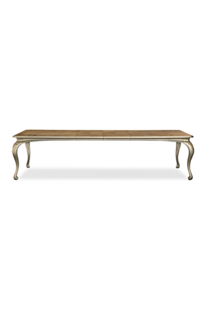 Silkscreened Extendable Dining Table | Caracole Rectangle