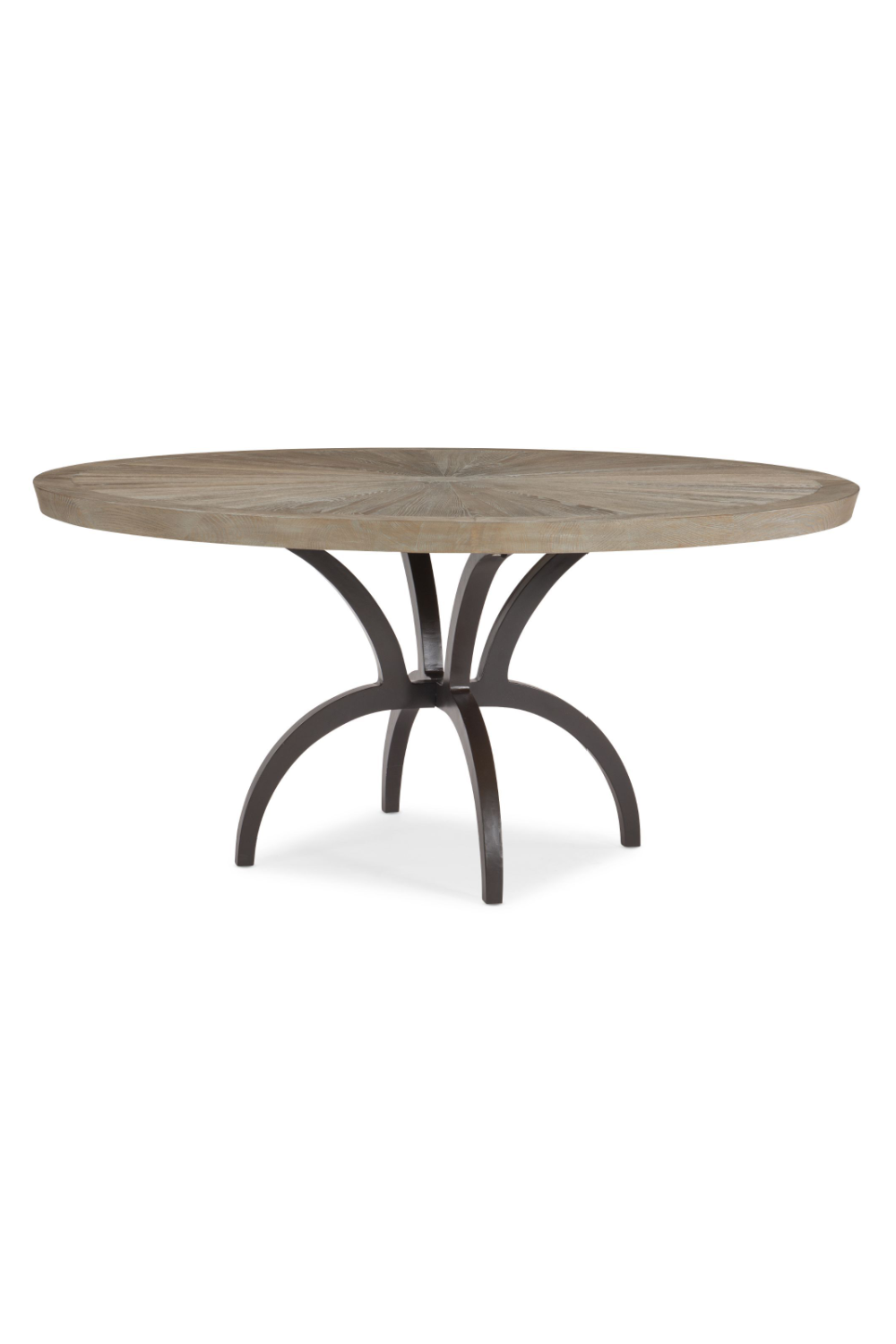 Round Ash Dining Table | Caracole Rough And Ready 54 | Oroa.com