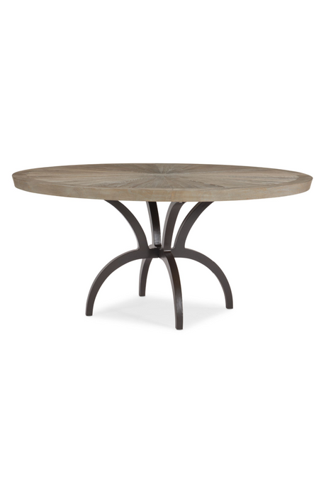 Round Ash Dining Table | Caracole Rough And Ready 54 | Oroa.com