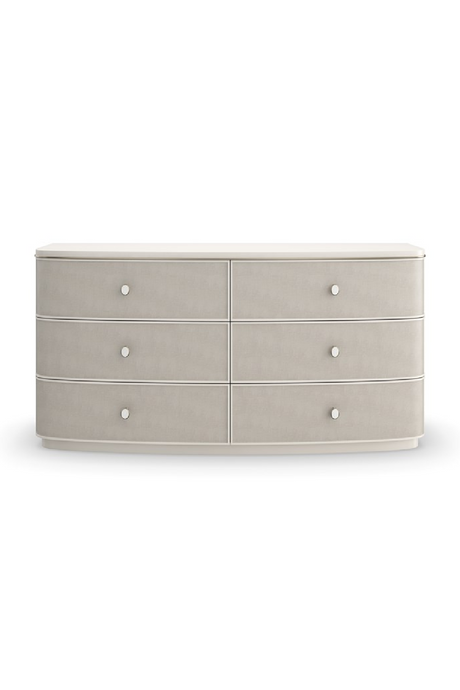 Cream Linen 6-Drawer Dresser | Caracole Lyon | Oroa.com