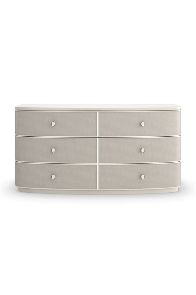 Cream Linen 6-Drawer Dresser | Caracole Lyon | Oroa.com