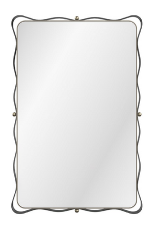 Bronze Ribbon Detail Mirror | Caracole Marseille | Oroa.com