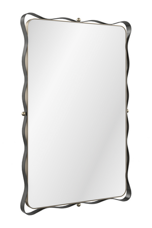 Bronze Ribbon Detail Mirror | Caracole Marseille | Oroa.com