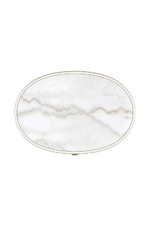 Marble Top 2-Drawer Nightstand | Caracole Bruges | Oroa.com