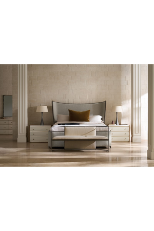   Sycamore Panel 3-Drawer Nightstand | Oroa.com