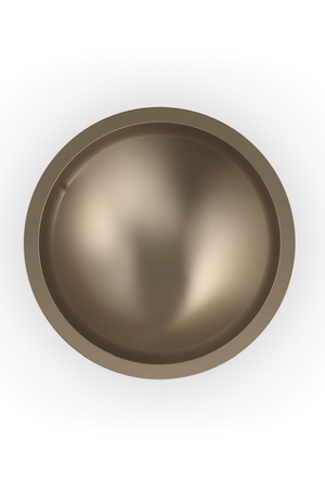 Round Chenille Storage Ottoman | Caracole Ritz | Oroa.com