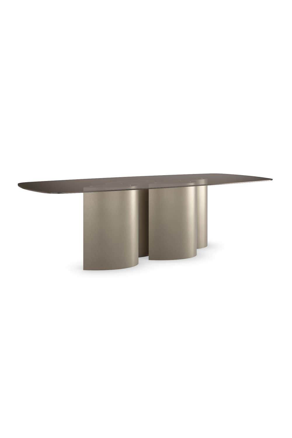 Smoked Bronze Dining Table | Caracole Aphelion | Oroa.com