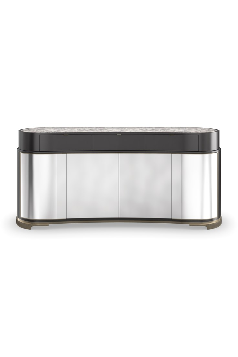 Silver 4-Door Sideboard | Caracole Glace | Oroa.com