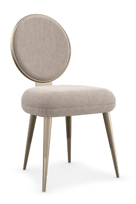 Beige Upholstered Dining Chair | Caracole Apollo | Oroa.com
