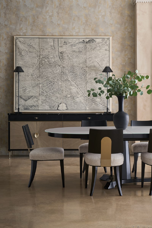 Black Bentwood Dining Chair (2) | Caracole Champagne | Oroa.com