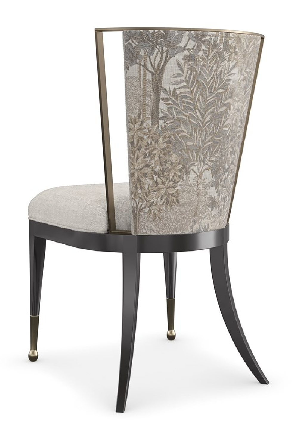   Ivory Linen-Blend Dining Chair | Oroa.com
