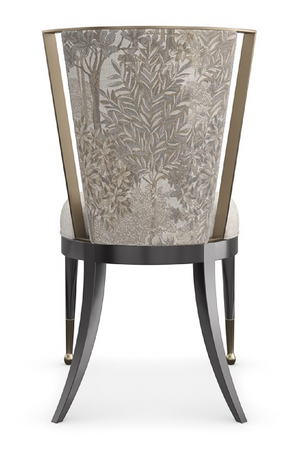   Ivory Linen-Blend Dining Chair | Oroa.com