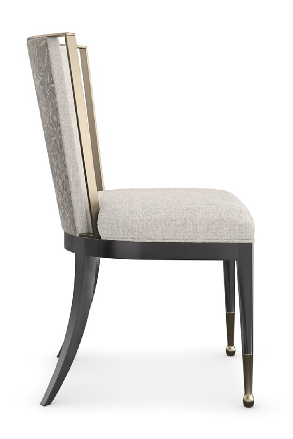   Ivory Linen-Blend Dining Chair | Oroa.com
