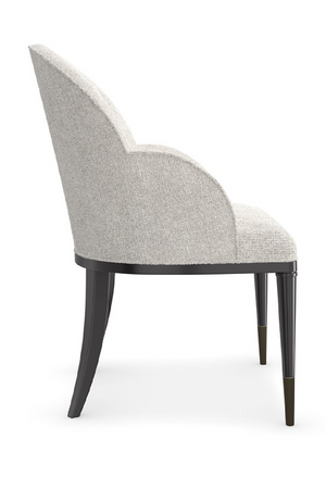 White Chenille Dining Chair | Caracole Nuage | Oroa.com