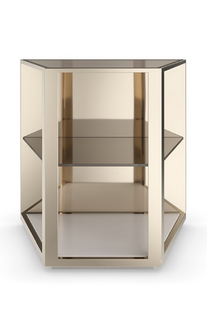 3-Layer Glass End Table | Caracole Refraction | Oroa.com